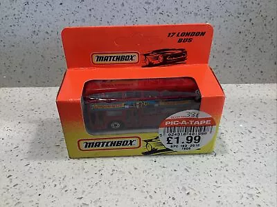 £4 • Buy Matchbox Mb17 Leyland Titan London Wide Tour Bus.