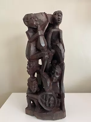 African Makonde Tree Of Life | African Mask Wood Carving | African Art Ebony • $125