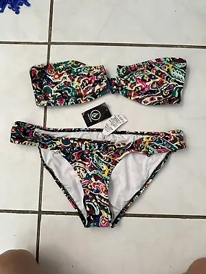 Volcom Fiesta Pink Bikini Large • $9.99