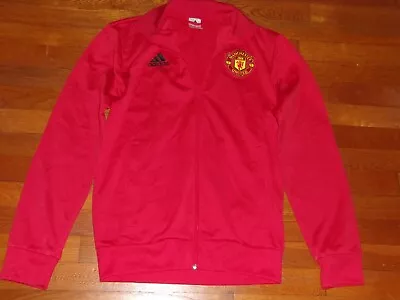 Adidas Manchester United Soccer Full Zip Athletic Jacket Womens Small Excellent • $20.25