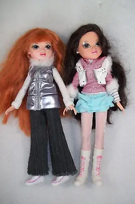 MGA Moxie Girlz Magic Glitter Snow Doll Lot KELLAN & LEXA From Rare Tent Set • $14.99