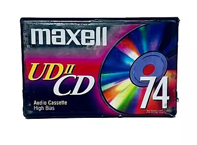 MAXELL UD  II 2 CD 90 BLANK  CASSETTE  TAPE  Sealed High Bias BRAND NEW! • $8.50