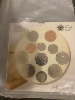 2009 ROYAL MINT BABY GIFT SET COIN SET  - KEW GARDENS 50p SEALED • £345.95