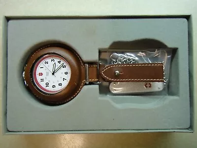 Swiss Army Marlboro Pocket Watch W/Belt Fob Chain And Victorinox Inox Classic • $71