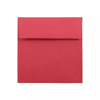 JAM Paper 6 X 6 Square Colored Invitation Envelopes Red Recycled 2792270H • $236.99