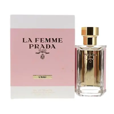 Prada La Femme Prada L'Eau 50ml Eau De Toilette Spray For Women EDT HER NEW • £59.99