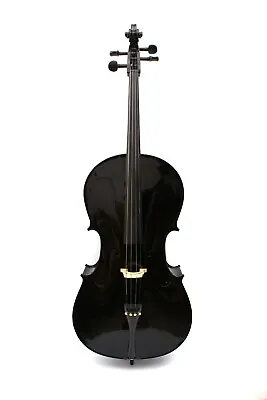 Advance 4/4 Cello Full Size Maple Spruce Ebony Fittings Handmade Cello Black • $429