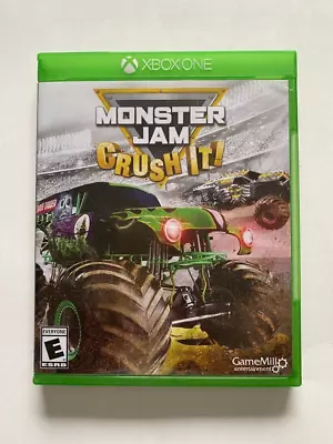 Monster Jam: Crush It (Microsoft Xbox One 2016) GameMill Entertainmen VERY GOOD • $18.99