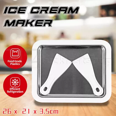 Ice Cream Maker Yogurt Frozen Pan Mini Fried Yogurts Machine Rolled Homemade DIY • $18.29