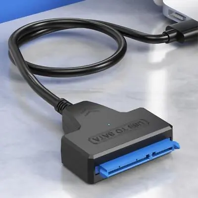 USB 3.0 To SATA 2.5 - 3.5  Hard Drive SSD HDD Adapter Converter Cable 22Pin--NEW • $2.73