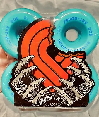 Powell Peralta RAT BONES Brigade Skateboard Wheels Turquoise Teal No G Series 15 • $149