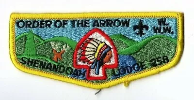 Boy Scout OA 258 Shenandoah Lodge Yellow Border Flap • $8