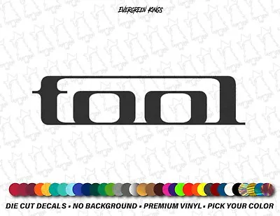 Tool Band Heavy Metal Music Vinyl Die Cut Car Logo Decal Sticker - US SELLER • $7.98