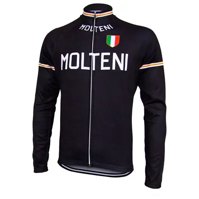 Thermal Fleece MOLTENI Cycling Long Sleeve Jersey Bicycle Jersey Cycling Jackets • $30.09