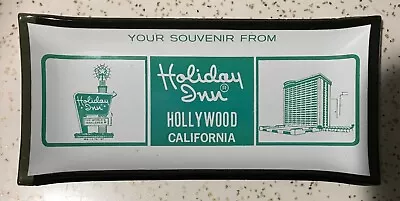 Vtg. SOUVENIR HOLIDAY INN Hotel Advertising Trinket Tray HOLLYWOOD CALIFORNIA 🔥 • $29.99