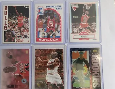 Michael Jordan 6 Card Lot (Fleer Archives Metal Baseball Rookieemotion) • $40