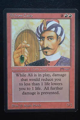 Magic The Gathering MTG ALI FROM CAIRO #1 Arabian Nights NM Near Mint • $390.23