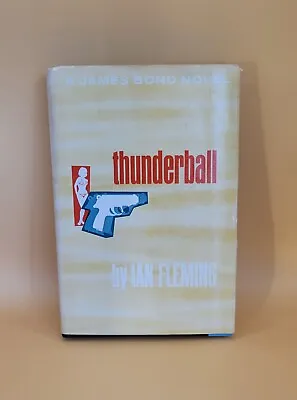 James Bond Thunderball Ian Fleming Hardcover Book 1961 Book Club Edition DJ • $18