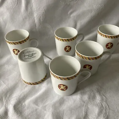 £15 • Buy Vintage French Limoge Porcelain 6 Coffee Cups. Elenore Baillet Gerald Boyers