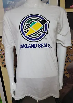Retro Oakland Seals Defunct Hockey Logo T Shirt Large NHL Nice • $16.99
