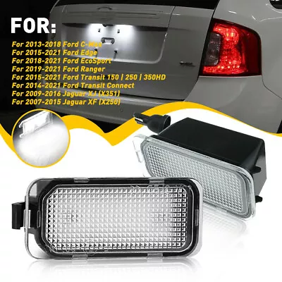 Full LED License Plate Light Lamp For Ford Edge Ranger Transit Jaguar XJ XF R • $12.59