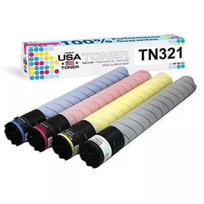 Toner For Konica Minolta C224/C284/C364/C224e/C284e/C364e (TN-321K/C/M/Y 4pk) • $171.99