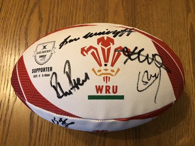 £349.99 • Buy Wales Rugby Union Signed Rugby Ball 22/23 Season