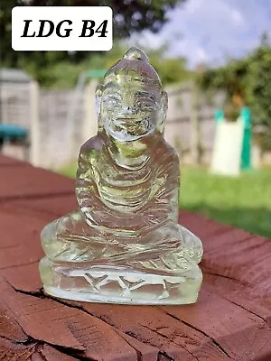 Genuine Libyan Desert Glass BUDDHA Carving 🟨4.81g 23.80 Carat Tektite • £121