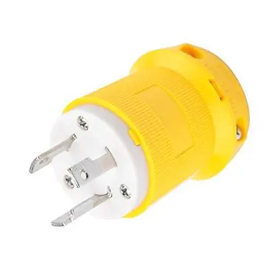 $11.52 • Buy Industrial Grade 30 Amp 125V Locking Plug, NEMA L5-30P, 2P, 3W Locking Male Plug