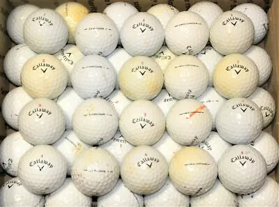 3 Dozen (36) Callaway HEX Chrome & Chrome Mix Golf Balls AAA (See Grading/Pic)  • $11.72