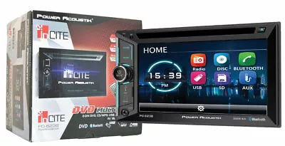 Power Acoustik Pd-623b Double Din Cd Dvd 2 Din In-dash 6.2  Bluetooth Car Stereo • $64.99