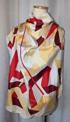 $20 • Buy Hermes En Duo Par Hermes Paris Made In France Silk Vintage Square Scarf
