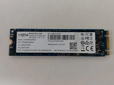 Crucial MX200 CT500{MX200SSD4} 500 GB M.2 2280 80mm Solid State Drive • $59.98