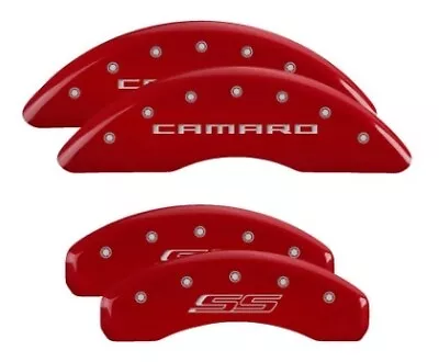 Mgp Caliper Cover 14241Scs5rd 16-   Camaro Caliper Covers Red • $297