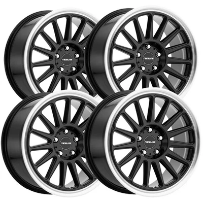 $733.96 • Buy (Set Of 4) Staggered-Raceline 315B Grip 18  5x112 35mm Satin Black Wheels Rims