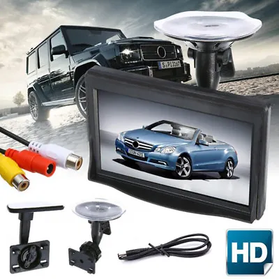 5 Inch HD Screen Monitor For Car Rearview Reverse Backup Parking Camera .__x • $19.02