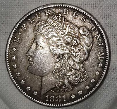 1881 Morgan Silver Dollar Ungraded Circulated Not Polished Crisp Reeding  • $65