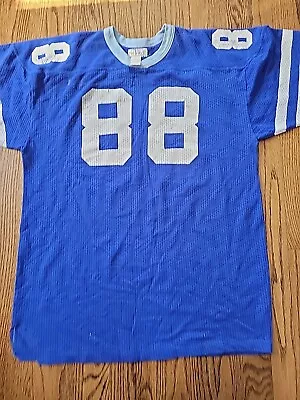 Marvin Harrison Indianapolis Colts Jersey Nfl Size Mens Large #88 Blue • $35.95