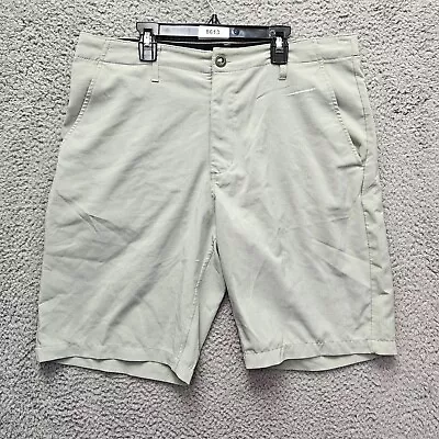 Volcom Shorts Mens Size 33 Gray Frickin Static Surf & Turf 4 Way Stretch • $11.89