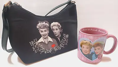 I Love Lucy Coffee Mug Friends Forever + Small Pocketbook Clutch Purse • $9.99
