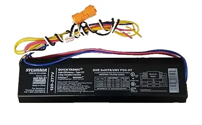 QHE 2X32T8/UNV PSH-HT Sylvania 49450 2-Lamp T8 Programmed Rapid Start Ballast • $11.99