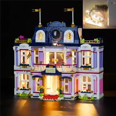 USB Light Kit For Lego Friends Heartlake City Grand Hotel Dollhouse 41684 Brick  • $41.99