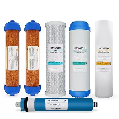 6 Stage Reverse Osmosis RO.DI Water Filter Replacement Set 50 GPD For Aquarium • $72.95