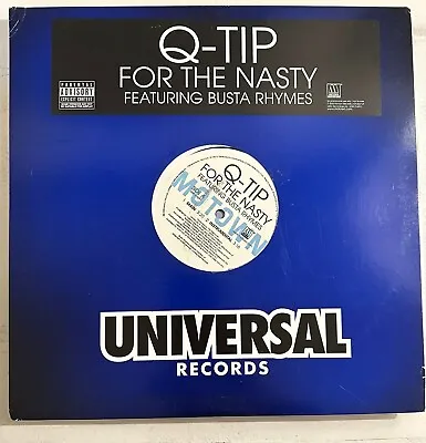 Q-tip - For The Nasty - Featuring Busta Rhymes - Vinyl Ep Black - Vg+ - X • $25.99