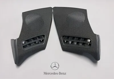 Mercedes W210 Pair Dash Vent Speaker Grill Covers E320 E430 E55 GRAY OEM • $119.99