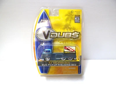 $9.99 • Buy Jada VDubs- '63 VW Bus Pickup W/Sliding Bed   -- B 33