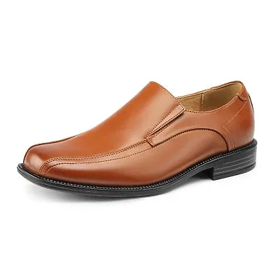 Men's Dress Loafers Slip-ons Shoes Square Toe Leather Linings Shoes US WIDE SIZE • $33.10