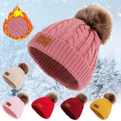 Fashion Winter Warm Cute Hemming Hat Baby Cap Toddler Beanie Knitted Hat • $16.89