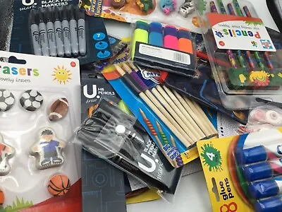 £2.95 • Buy School & Home Stationary Set Pens, Hb Pencils, Erasers