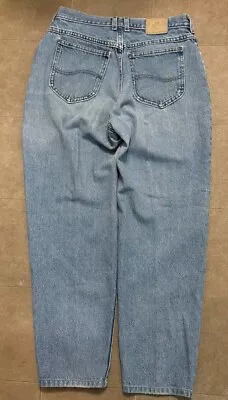 Vintage 90’s Lee High Waisted Mom Distressed Faded Jeans USA (30x28) Sz 10 Y2K • $16.88